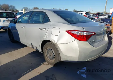 2015 Toyota Corolla L from USA, damaged, VIN 2T1BURHE1FC358756